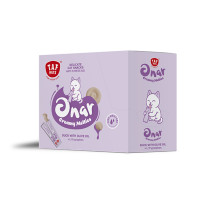 cat creamy snack onar melties with l-tryptophan
